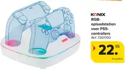 Carrefour Konix RGB- oplaadstation voor PS5- controllers aanbieding
