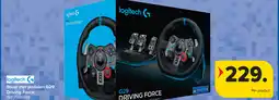 Carrefour Logitech Stuur met pedalen G29 Driving Force aanbieding