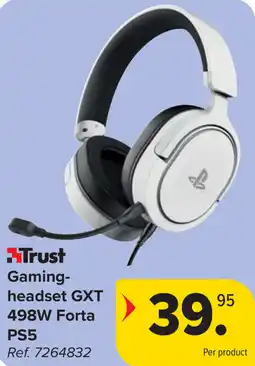 Carrefour Trust Gaming-headset GXT 498W Forta PS5 aanbieding