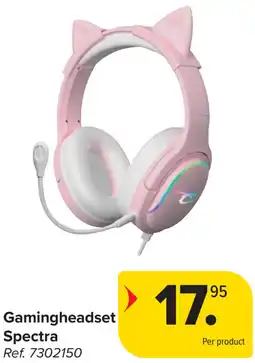 Carrefour Gamingheadset Spectra aanbieding