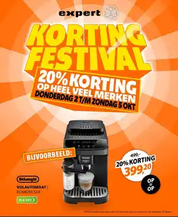Expert Delonghi Volautomaat aanbieding