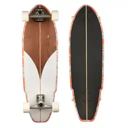 Decathlon LONGBOARD SURFSKATE CARVE 540 WIT HOUT aanbieding