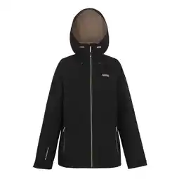 Decathlon Dames Wentwood IX 3 in 1 Waterdichte Jas (Zwart/Warme taupe) aanbieding