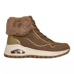 Decathlon Botines Planos Mujer Skechers Uno Rugged Marrón aanbieding