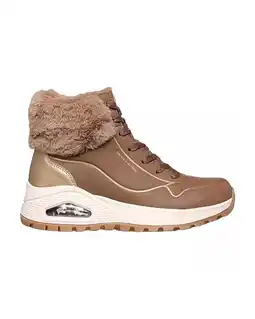 Decathlon Botines Planos Mujer Skechers Uno Rugged Marrón aanbieding
