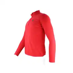 Decathlon fleece met 1/2 rits en capuchon Peak Mountain aanbieding