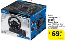 Carrefour Stuur Racing Wheel GS 550 Super Drive aanbieding