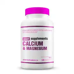 Decathlon Calcium en magnesium - 120 plantaardige capsules Smart Supplements aanbieding