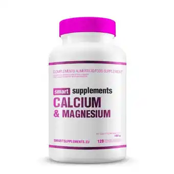 Decathlon Calcium en magnesium - 120 plantaardige capsules Smart Supplements aanbieding