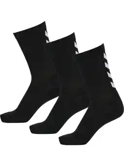 Decathlon Instap Low Sokken Fundamental 3-Pack Unisex Volwassene HUMMEL aanbieding