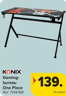 Carrefour Konix Gaming Bureau One Piece aanbieding