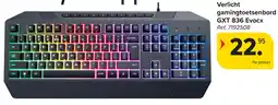 Carrefour Verlicht gamingtoetsenbord GXT 836 Evocx aanbieding
