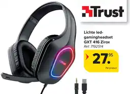 Carrefour Lichte led-gamingheadset GXT 416 Zirox aanbieding