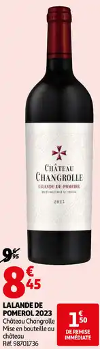 Auchan Lalande de pomerol 2023 aanbieding