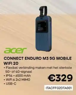 CompuDeals Acer Connect Enduro M3 5G mobile Wifi 20 aanbieding
