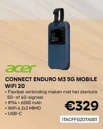 Acer Connect Enduro M3 5G mobile Wifi 20