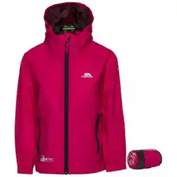 Decathlon Kinderen/Kinderen Qikpac Waterdichte Packaway Jacket (Sasparilla) aanbieding