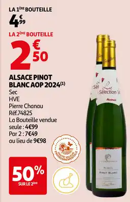 Auchan Alsace pinot blanc aop 2024 aanbieding