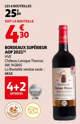 Auchan Bordeaux supérieur AOP 2021 aanbieding