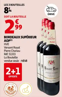 Auchan Bordeaux supérieur AOP aanbieding