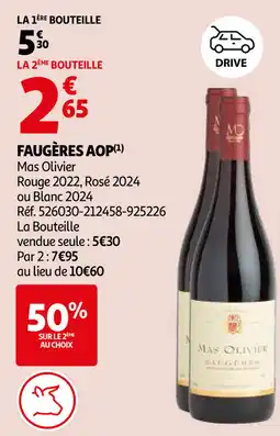 Auchan Faugères AOP aanbieding