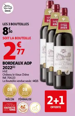Auchan Bordeaux AOP 2022 aanbieding