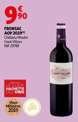 Auchan Fronsac AOP 2019 aanbieding