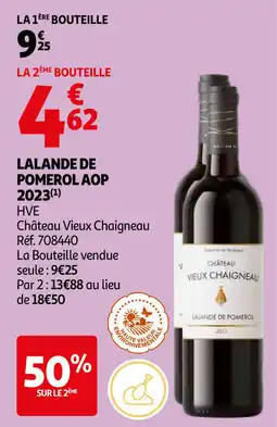 Auchan Lalande de pomerol AOP 2023 aanbieding