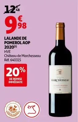 Auchan Lalande de pomerol AOP 2020 aanbieding