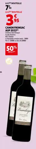 Auchan Canon fronsac AOP 2022 aanbieding