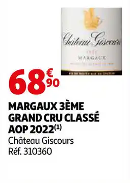 Auchan Margaux 3ème grand cru classé AOP 2022 aanbieding