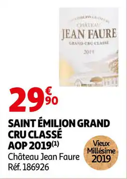 Auchan Saint émilion grand cru classé AOP 2019 aanbieding