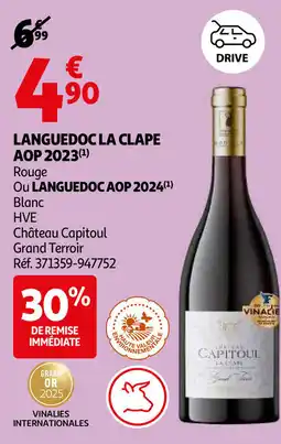 Auchan Languedoc la clape AOP 2023 aanbieding
