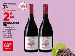 Auchan Bourgeuil rouge 2018 aanbieding