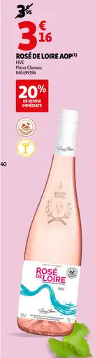 Auchan Rosé de loire AOP aanbieding