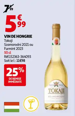 Auchan Vin de hongrie aanbieding