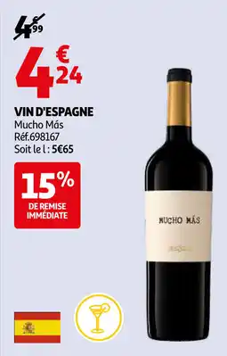 Auchan Vin d'espagne aanbieding