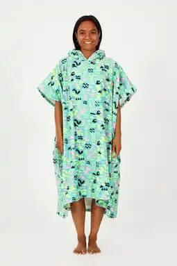 Decathlon Surfponcho voor volwassenen - Stamps - Neptune aanbieding