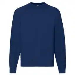 Decathlon Uniseks Klassiek Raglan Sweatshirt voor volwassenen (Marine) aanbieding