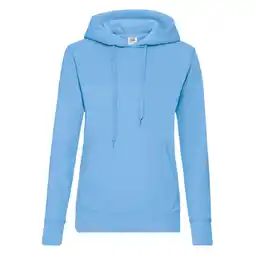 Decathlon Dames Klassieke Hoodie (Hemelsblauw) aanbieding