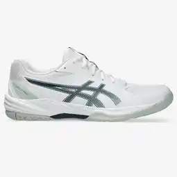 Decathlon Handbalschoenen voor volwassenen Gel Task wit en blauw aanbieding
