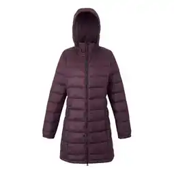 Decathlon Dames Starler gewatteerde jas (Diepe pruim) aanbieding