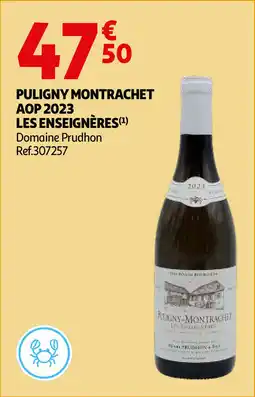 Auchan Puligny montrachet AOP 2023 les enseignères aanbieding