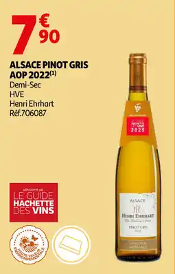Auchan Alsace pinot gris AOP 2022 aanbieding
