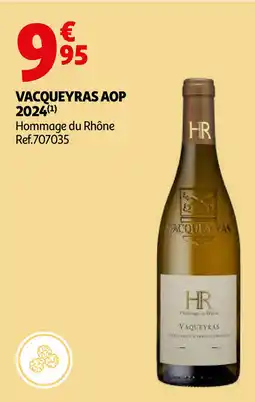 Auchan Vacqueyras AOP 2024 aanbieding