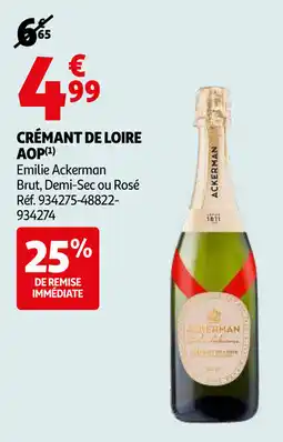 Auchan Crémant de loire AOP aanbieding