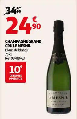 Auchan Champagne grand cru le mesnil aanbieding