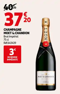 Auchan Champagne moet & chandon aanbieding