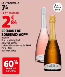 Auchan Crémant de bordeaux AOP aanbieding