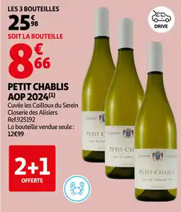 Auchan Petit chablis AOP 2024 aanbieding